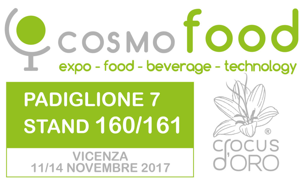 Crocus d'oro al cosmofood 2017